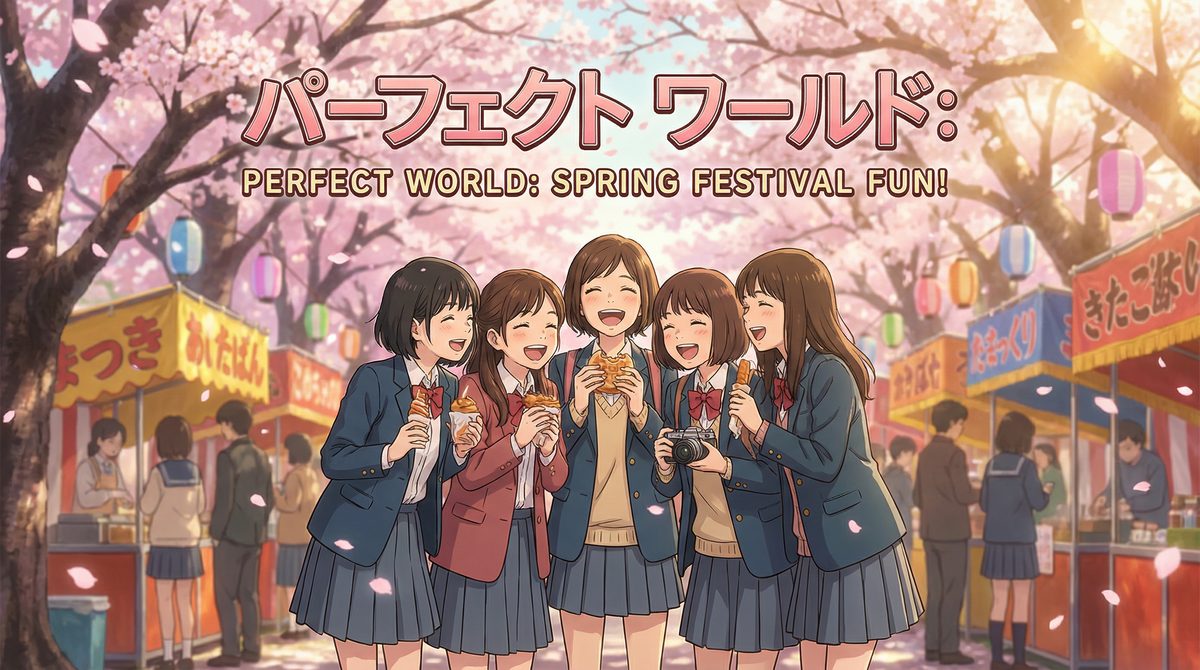 抖荫短视频作品：樱花祭青春物语